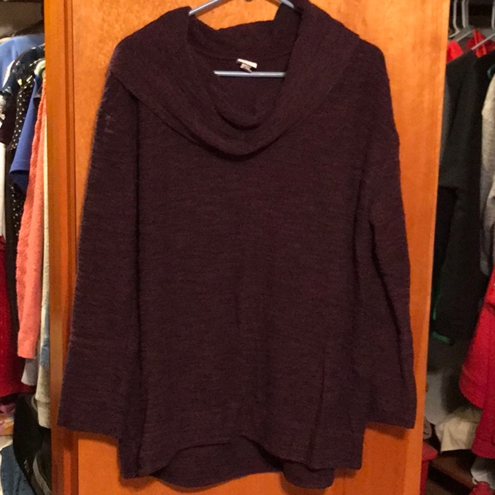 Cowl neck sweater